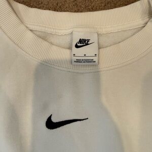 Nike Men's Cream Crewneck Sweater